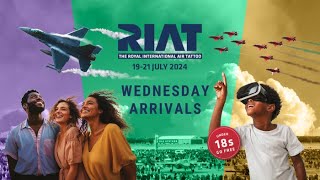 RIAT 2024 Day 1 Wednesday Arrivals LIVE [upl. by Nastassia]