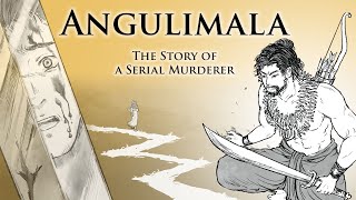 The Story of a Serial Murderer  Angulimala  Animated Buddhist Stories [upl. by Aleina]