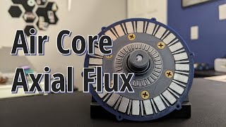 DIY Air Core Axial Flux MotorGenerator [upl. by Anayd]