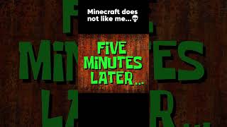 I cant believe that happened 😭  minecraft minecraftshorts minecraftmemes [upl. by Sophi]