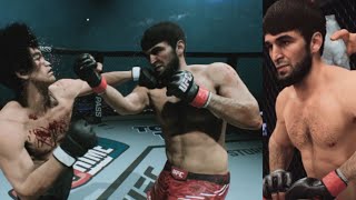 UFC 5 Zabit Magomedsharipov Vs Bruce Lee  Superb UFC Lightweight Fight English Commentary PS5 [upl. by Mert365]