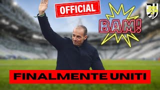 ALLEGRI JUVE COMUNICATO UFFICIALE Finalmente tutti UNITI [upl. by Regine]