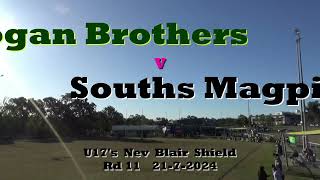 Nev Blair Shield Round 11 Logan Brothers vs Souths 21072024 [upl. by Ahsirpac116]