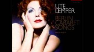 Ute Lemper  Ich weiß nicht zu wem ich gehöre [upl. by Lamberto44]