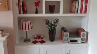 DIY FittedBuiltin Alcove UnitCabinetCupboardBookshelves in MDF [upl. by Enirok803]