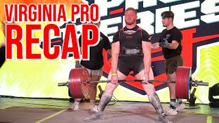 David Woolson  Virginia Pro Recap and American Record Deadlift [upl. by Ronoh]