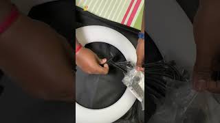 DIGITEK 18 inch 60 Watt LED Ring Light Unboxing and Review [upl. by Retsof]