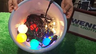 Outdoor festoon string light [upl. by Htehpaj]