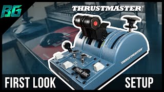 Thrustmaster TCA Throttle Quadrant ADDON  FIRST LOOK  SETUP  MSFS [upl. by Johannes]