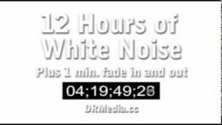 12 Hours of White Noise Static in Stereo Favorite it for the future Studying Sleep Tinnitus [upl. by Waldman703]