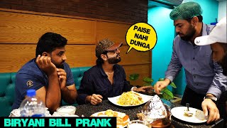 Biryani Bill Prank  Pranks In Pakistan  Humanitarians [upl. by Kirrad956]