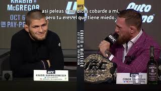 UFC 229 Khabib vs McGregor Conferencia de Prensa [upl. by Tiphanie]