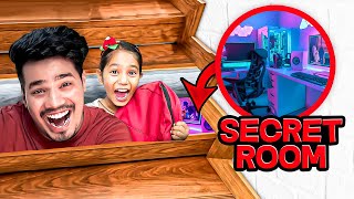 I MADE SECRET GAMING ROOM FOR MY SISTER 😱 [upl. by Adrial]