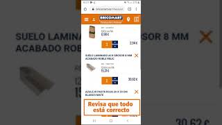 ¿Cómo crear listas de compra en Bricomartes [upl. by Anialed]