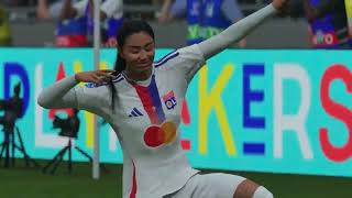 Lyon vs Roma Highlights Goals  UEFA Women Champions League 202425 [upl. by Sadinoel]