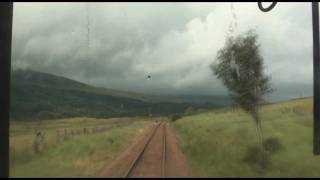 West Highland Line Cab Ride Crianlarich to Bridge of Orchy [upl. by Eilram]