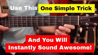 One Simple Trick To Sound Great On Guitar Instantly Beginner Friendly [upl. by Abla]