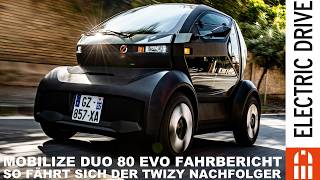 2025 Mobilize Duo 80 EVO Test  L7E Elektrofahrzeug Fahrbericht  Preis Leistung  Electric Drive [upl. by Harac]