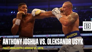 FIGHT HIGHLIGHTS  Anthony Joshua vs Oleksandr Usyk [upl. by Reisfield]