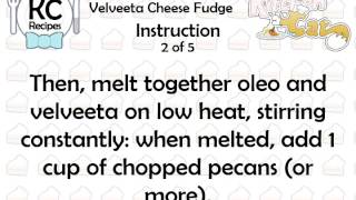 Velveeta Cheese Fudge  Kitchen Cat [upl. by Naud405]