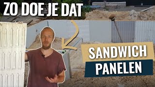 Vijver of zwemvijver maken met sandwichpanelen  DIY zwemvijver en vijverbouw [upl. by Sup671]