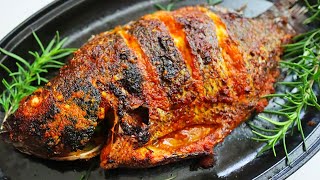 GRILLED TILAPIA FISH IN 15 MINUTES [upl. by Holcman]