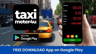 Taximeter4U  Free Taximeter App  Download Taximeter4U App for Free [upl. by Otsirc]