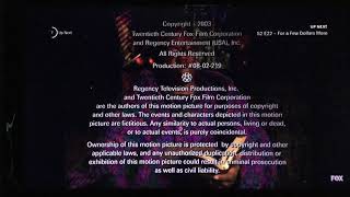 Wilmore FilmsRegency Television20th Century Fox Television 2003 FTS Fanfare 12 [upl. by Ynneg]