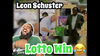 LEON SCHUSTER LOTTO WIN PRANK  REACTION 😂 [upl. by Adigirb]