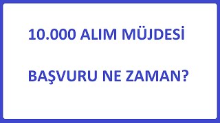 10 BİN ALIM MÜJDESİ  10 BİN POLİS ALIMI NE ZAMAN NASIL POLİS OLUNUR 31DÖNEM POMEM [upl. by Oneil669]