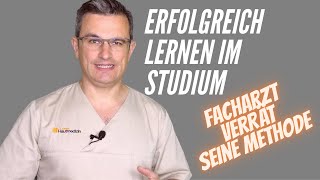 LERNTIPPS Lernmotivation Lernmethoden FACHARZT für Dermatologie verrät seine besten Lerntechniken [upl. by Ytsirhc]