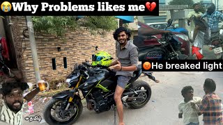 😭Why problems likes me💔😡He breaked our car Headlight😰 TTF  Tamil [upl. by Libby228]