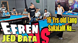 12 🔥 EFREN BATA REYES 🆚 16yrs old JED quotBATAquot De Castro  PAREHAS  RACE 20 BATANGAS [upl. by Nihs750]