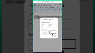 How to Make a Hanging Indent in Google Docs  Diablo Valley College Library [upl. by Yrelav566]