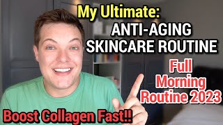 My MORNING SKINCARE ROUTINE  Guaranteed To Boost Skin Collagen [upl. by Cornwell218]