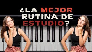 Tu RUTINA de estudio PERFECTA 🎹 en 3 PASOS 🎹 [upl. by Lucius]