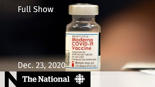 CBC News The National  Moderna COVID19 vaccine approved in Canada  Dec 23 2020 [upl. by Alya]