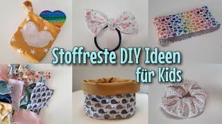 5 DIY Geschenkideen für Kinder  mit Stoffreste  Nähen OHNE Schnittmuster  Anfänger  Nähtinchen [upl. by Eerhs60]