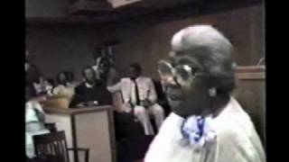 Pentecostal Temple Institutional COGIC sings quotHe Steps Right Inquot feat Madame Mattie Wigley [upl. by Nnawtna644]