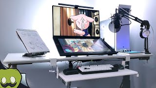 How to Build Your Own ANIMATION STUDIO SETUP  Ft Branch Standing Desk [upl. by Springer600]