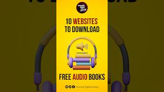 10 Websites To Download Free Audio Books shorts [upl. by Ner]