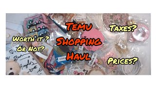 Shopping from Temu  Temu Haul  Worth It or Not [upl. by Ellenig]