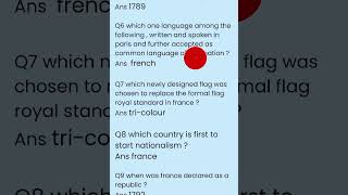 social science class 10 important MCQ for chapter the rise of nationalism in europe [upl. by Madelon329]