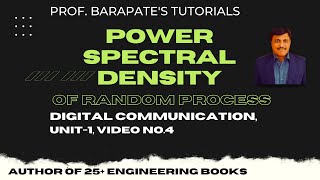 POWER SPECTRAL DENSITY OF RANDOM PROCESS [upl. by Michell]