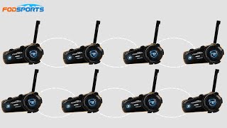 How to connect with 8 set of FX8 PRO intercoms？ [upl. by Nnaeilsel]