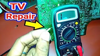 Power Supply Section Problem  ONIDA TV Fault Repair in Hindi  Crt Tv Repair [upl. by Sonaj]