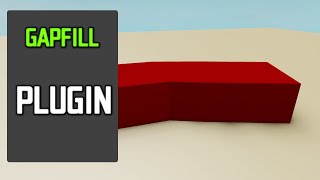 How to Use And Install The GapFill Plugin  RobloxStudio [upl. by Iderf]