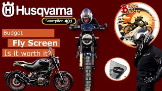 Husqvarna SvartpilenVitpilen 401 Budget Flyscreen [upl. by Sucitivel]