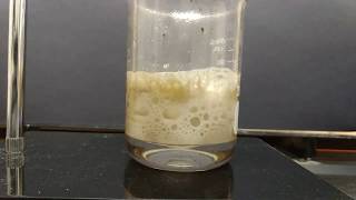 Potassium permanganate and hydrogen peroxide reaction [upl. by Hennessey]