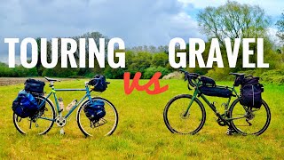 Touring Bike vs Gravel Bike  Which is best for bikepacking [upl. by Wetzell]